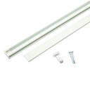 樹脂19フックレールセット 500mm ホワイト 500mm ハイロジック