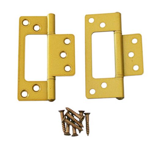 フラッシュ蝶番 72635ゴールド2マイ ゴールド 76mm ハイロジック