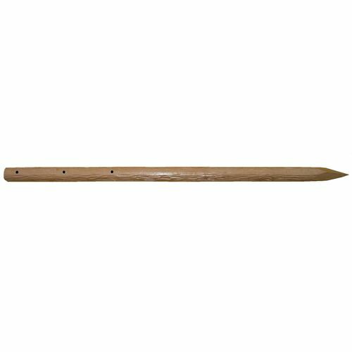 【法人限定】80mm径樹脂製擬木杭 3本セット G-8018BE-N(穴なし) ベージュ 穴無し 大研化成工業