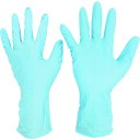 ニトリル使い捨て手袋 ロング 厚手 粉なし 青 S (50枚入) VERTE766HS S ミドリ安全
