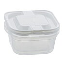 洗いやすいレンジ容器 蒸気弁付き 2個組 MA-3206 ホワイト 300ml ベストコ