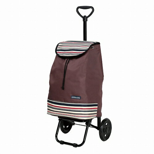 ライフ T型ショッピングキャリーカート(レッドボーダー) UW-6017 CAPTAIN STAG