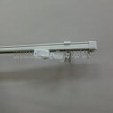 【法人限定】角型伸縮カーテンレール クロスライド ホワイトウッド 2Mシングル ホワイトウッド 2Mシングル フルネス