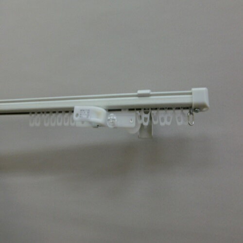 【法人限定】角型伸縮カーテンレール クロスライド ホワイトウッド 1.82Mシングル ホワイトウッド 1.82Mシングル フルネス