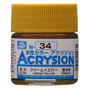 アクリジョン N34 クリームイエロー Mr.HOBBY