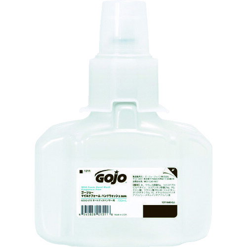 マイルドフォームウオッシュ700mL(LTX用カートリッジ 1311 GOJO