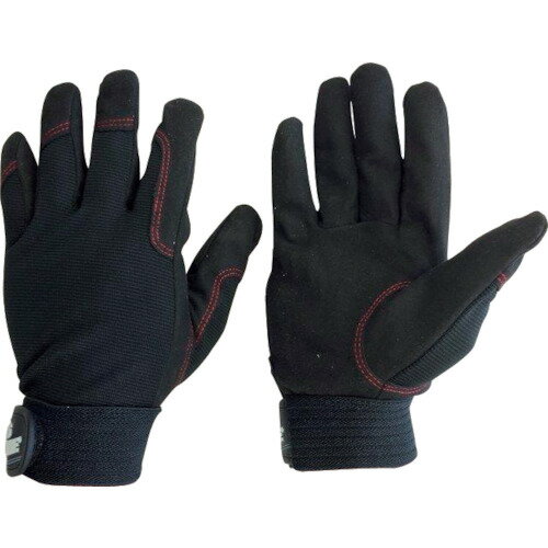 WORKS HOmmE 人工皮革手袋 背抜き ブラック LL 3750BKLL ユニワールド