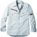 ナガソデシャツ 4Lサイズ シルバー 521040364L Jawin