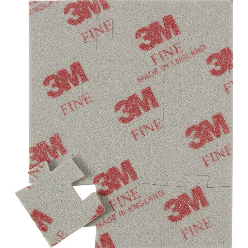 ジグソーパズル型スポンジ研磨材 細目 (1枚=1PK) SPONGEJIGF 3M