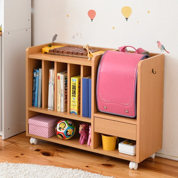 ランドセルラック ランドセル収納 ラック 幅80 FRM-0125-NA ナチュラル JKプラン