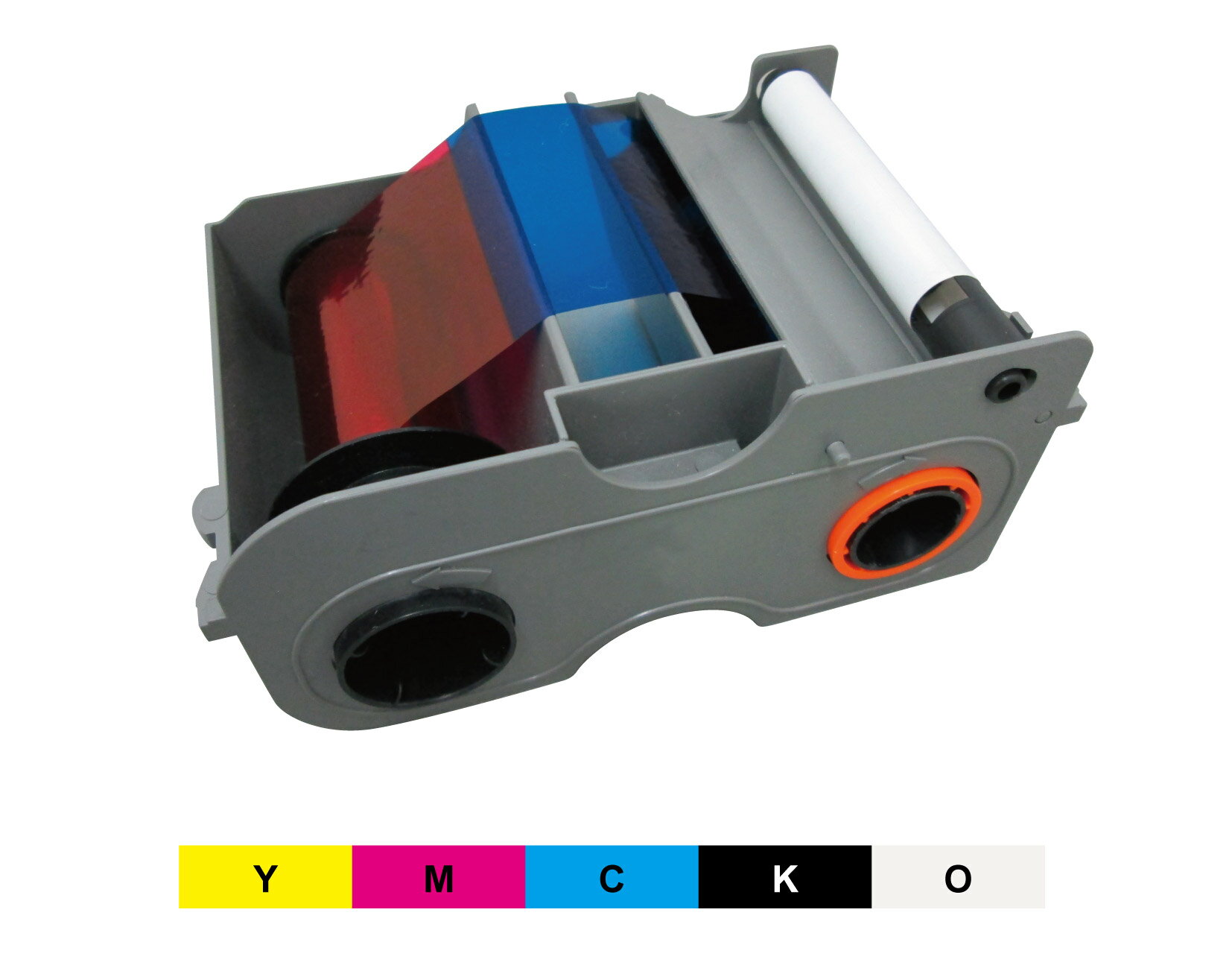 5パネルカラーリボンカートリッジ YMCKO　型番：45000　FARGOカードプリンタ DTC1000用（両面・片面機兼用）