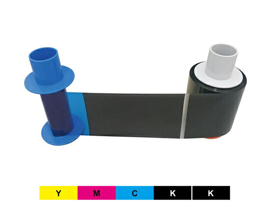 Rakuten - 再転写用カラーリボン YMCKK（表カラー裏ブラック）　型番：84512　FARGOカードプリンタ　HDP5600シリーズ（両面機専用）