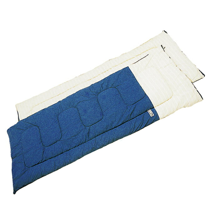 楽天ダイワショップスリーピングバッグ　ブルー　3本のオープンファスナーを採用で上下分離するサンドイッチタイプ　寝袋　シュラフ　防災用品　備蓄　アウトドア