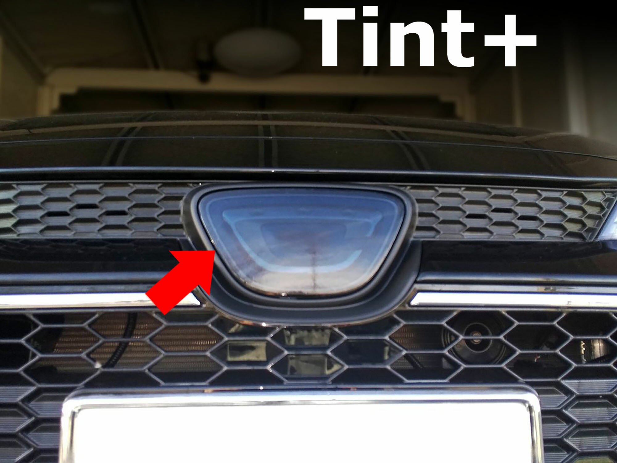 Tint+ エンブレム スモークフィルム (スモーク20％) カローラツーリング NRE210W NRE214W ZRE212W ZWE2..