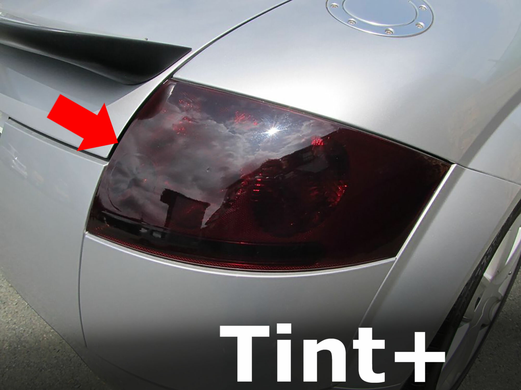 Tint+ テールランプ スモークフィルム アウディ TT 8N系 クーペ ロードスター