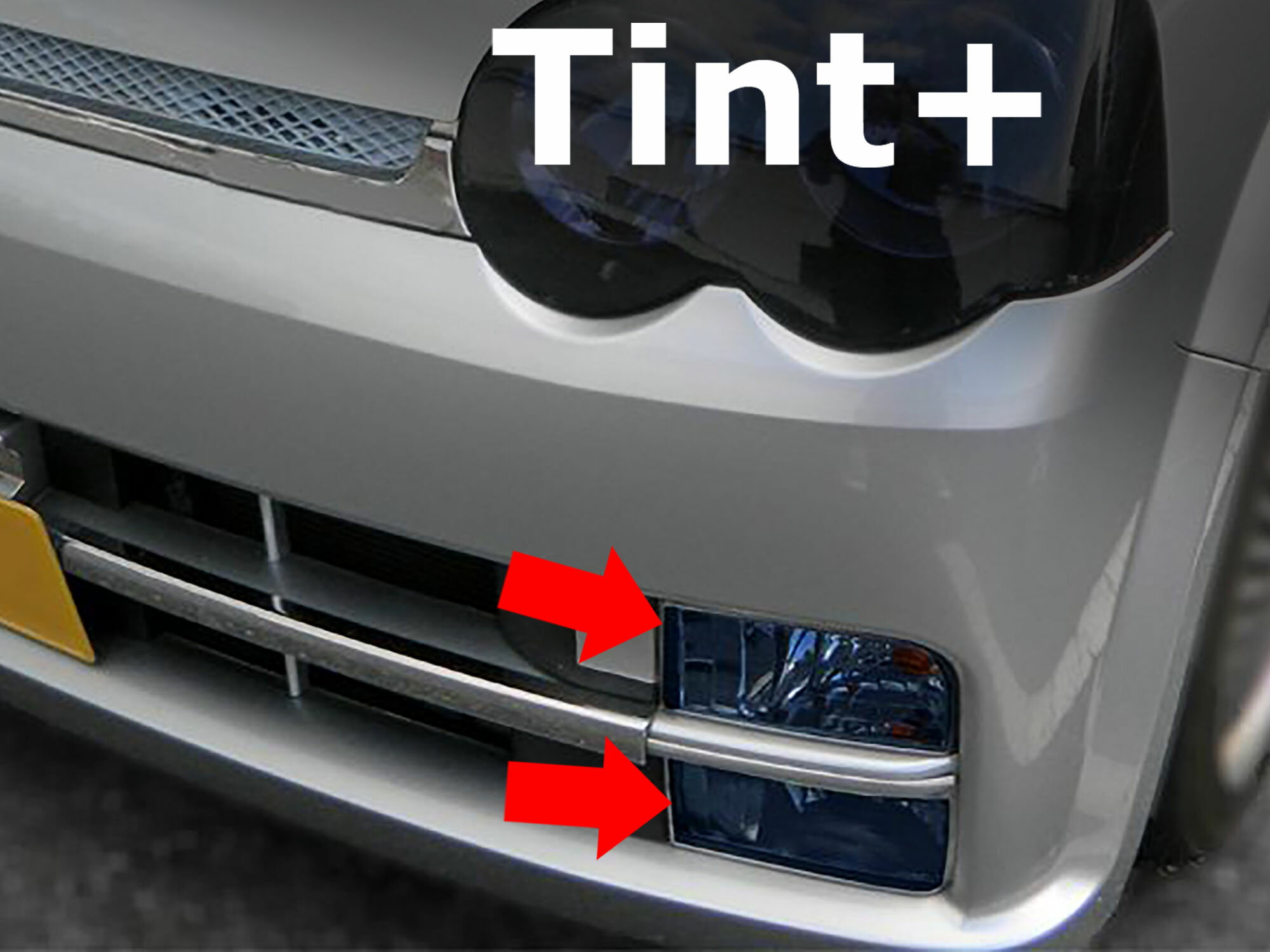 Tint+ フォグ スモークフィルム ムーヴカスタム L150S L152S L160S 前期