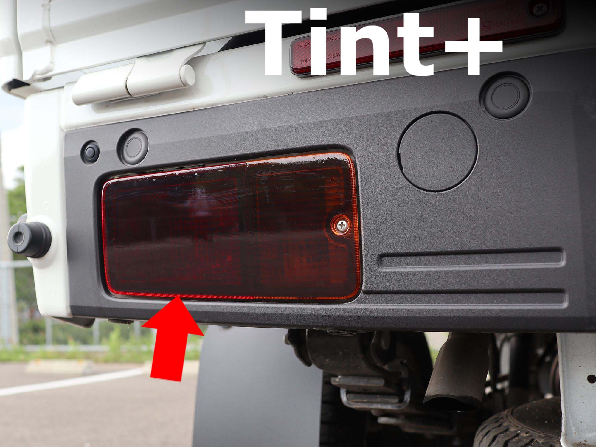 Tint+ テールランプ スモークフィルム(後期2021 12改良後の車両には施工不可) ハイゼット トラック S500P S510P 前期