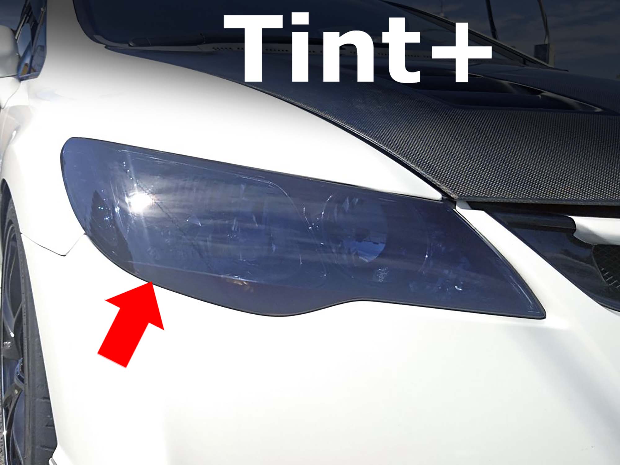 Rakuten - Tint+ ヘッドライト スモークフィルム シビック FD1 FD2 FD3