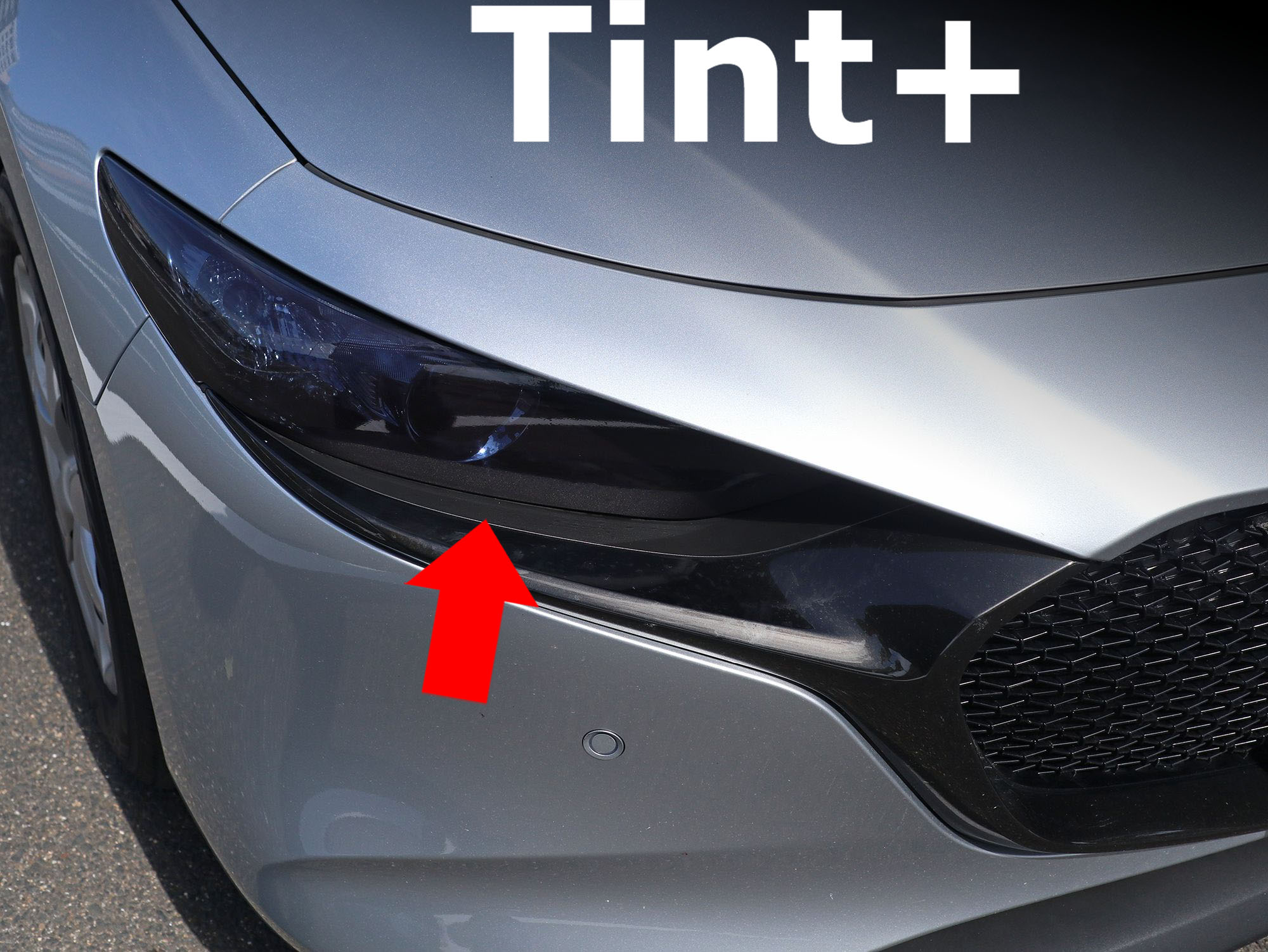 Tint+ ヘッドライト スモークフィルム MAZDA3 ファストバック セダン BP5P BP8P BPEP BPFJ3P BPFP 前期..