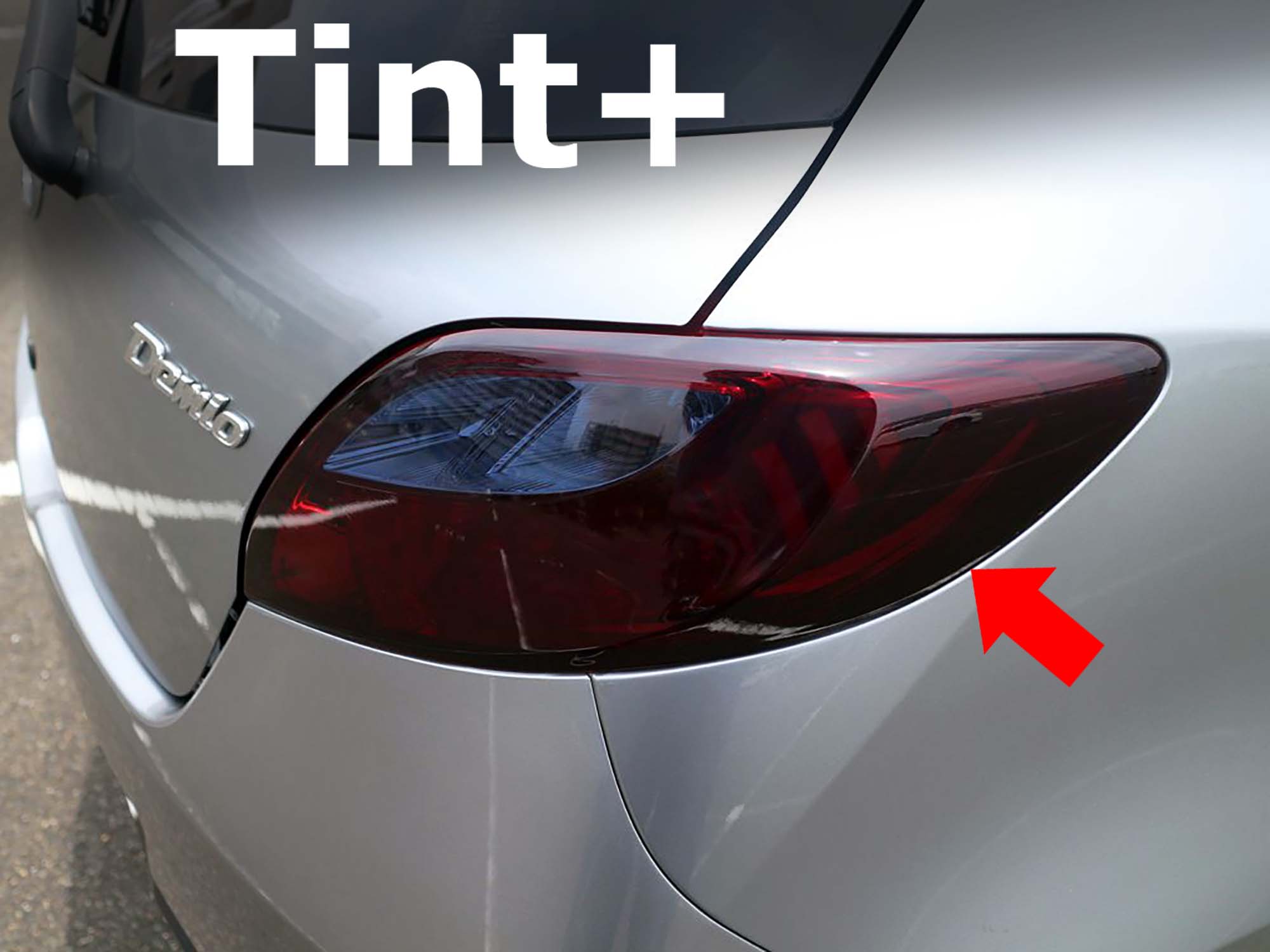 Tint+ テールランプ スモークフィルム デミオ DE3FS DE5FS DE3AS DEJFS de