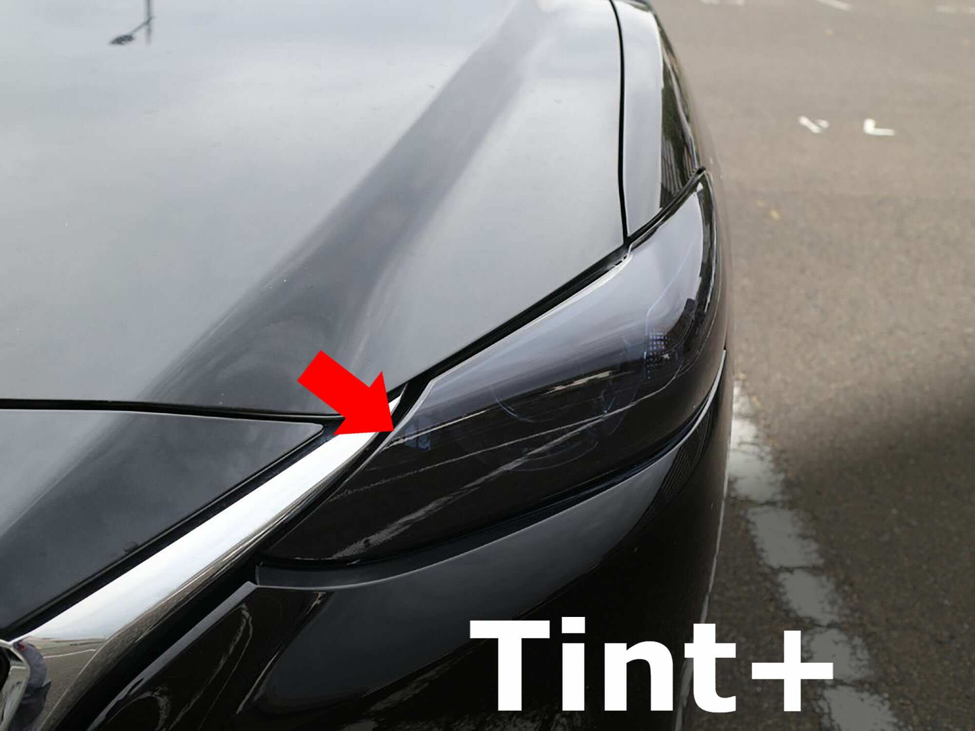 Tint+ ヘッドライト スモークフィルム 中期 GJ アテンザ セダン GJ2FP GJ2AP GJEFP GJ5FP 2015/1改良後..