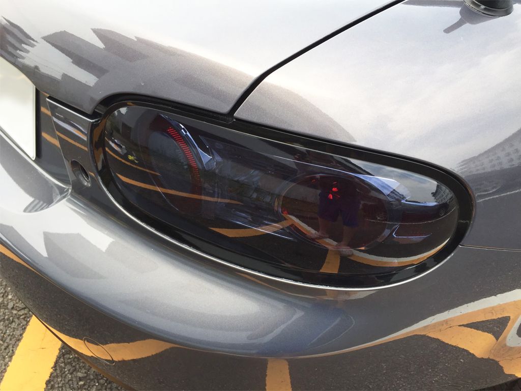 Tint+ テールランプ スモークフィルム ロードスター NCEC 前期 nc