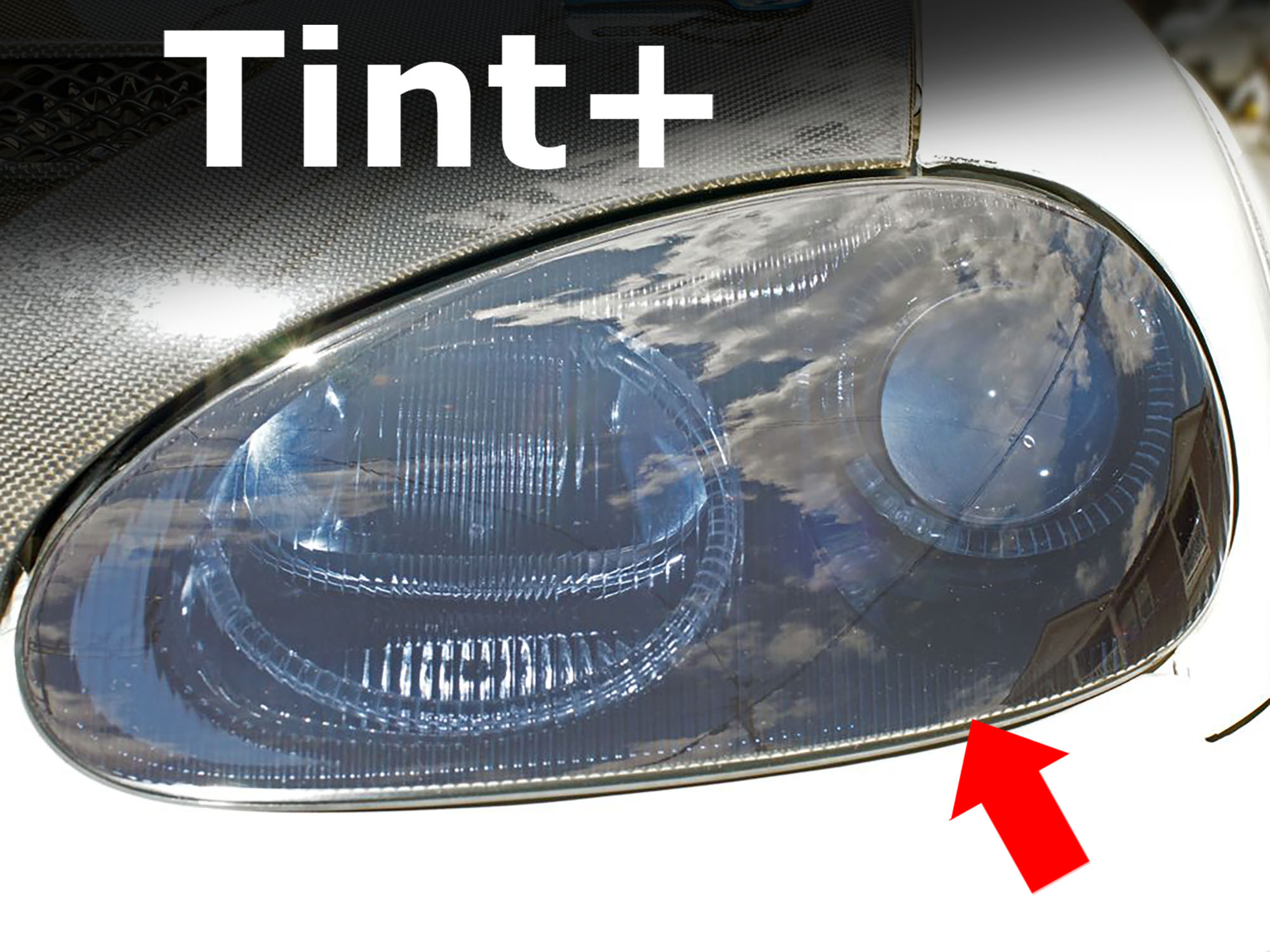 Rakuten - Tint+ ヘッドライト スモークフィルム カプチーノ EA11R EA12R