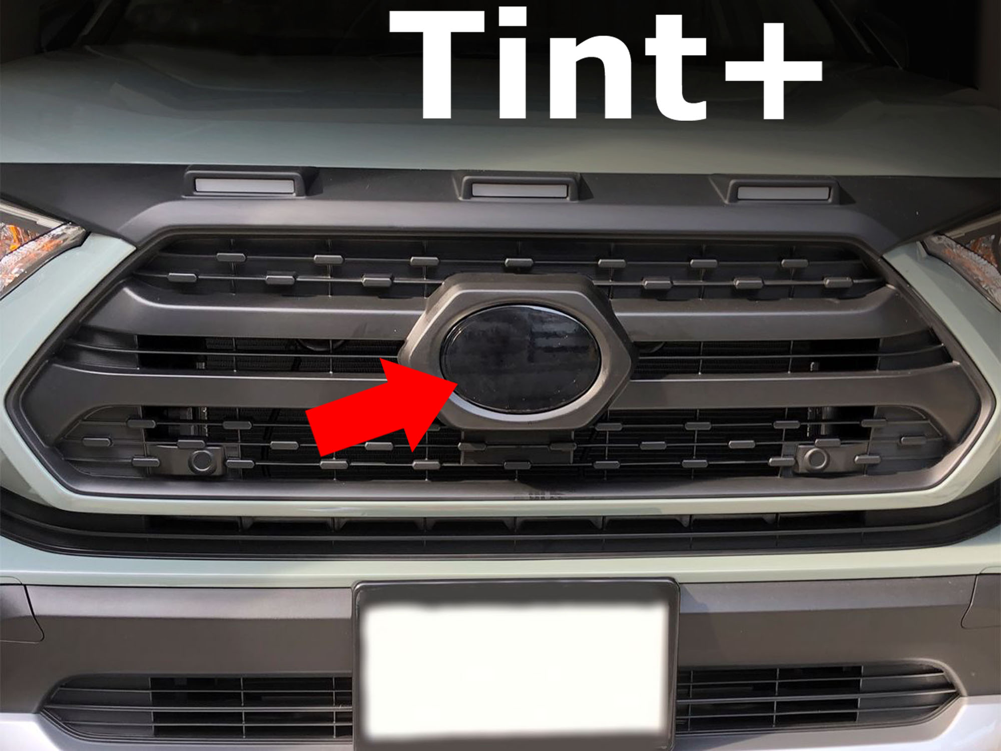 Rakuten - Tint+ エンブレム スモークフィルム(ブラックスモーク 5％) RAV4 MXAA52 MXAA54 AXAH52 AXAH54 50 ラブ4