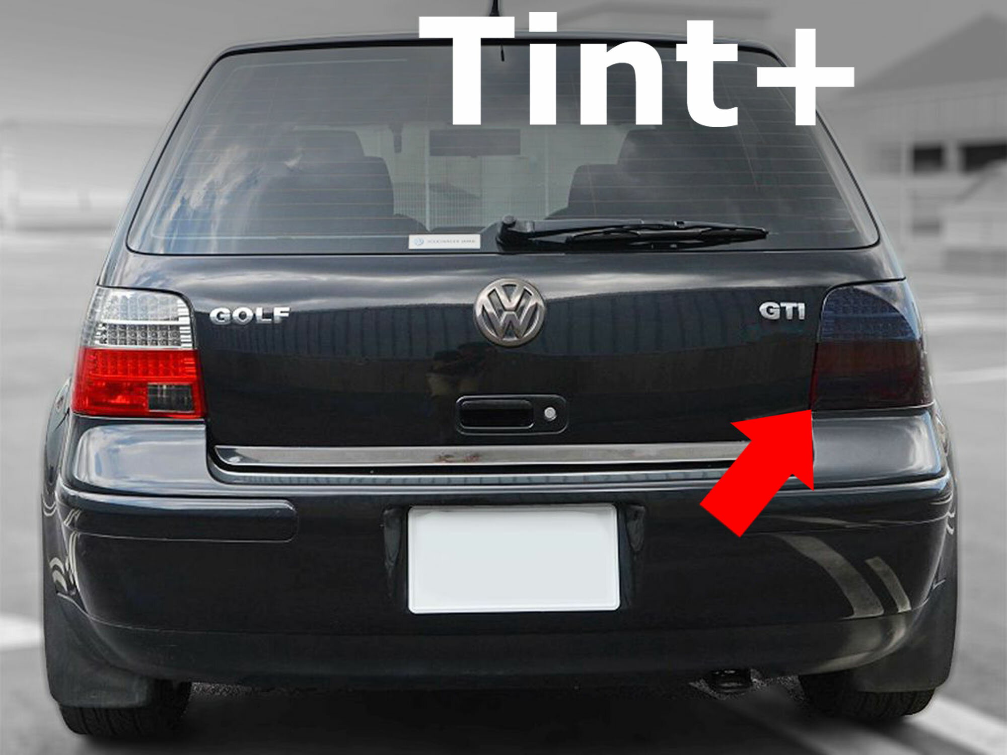 Rakuten - Tint+ テールランプ スモークフィルム VW ゴルフ4 1J系 ハッチバック