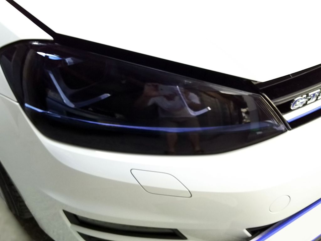 Tint+ ヘッドライト スモークフィルム VW ゴルフ7 ハッチバック ヴァリアント (後期7.5には施工不可)