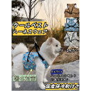 犬 猫 夏 クールベストハーネスウェア 胴輪 けん引 国産保冷剤付き 夏服クール フルクール ひんやりグッズ ペット用 袖なし 暑さ対策 涼しい 犬用 猫用 熱中症対策 冷却 体冷やす 中型犬 大型犬 熱 おしゃれ かわいい お出かけ楽々 夏に大活躍