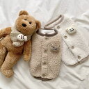 犬 冬服 ドッグウェア ジャケット ベスト 背中開き 暖かい 着せやすい 小型犬 おしゃれ かわいい 熊 可愛い 保温 寒さ対策 重ね着 柔らかい 防寒着 軽く...