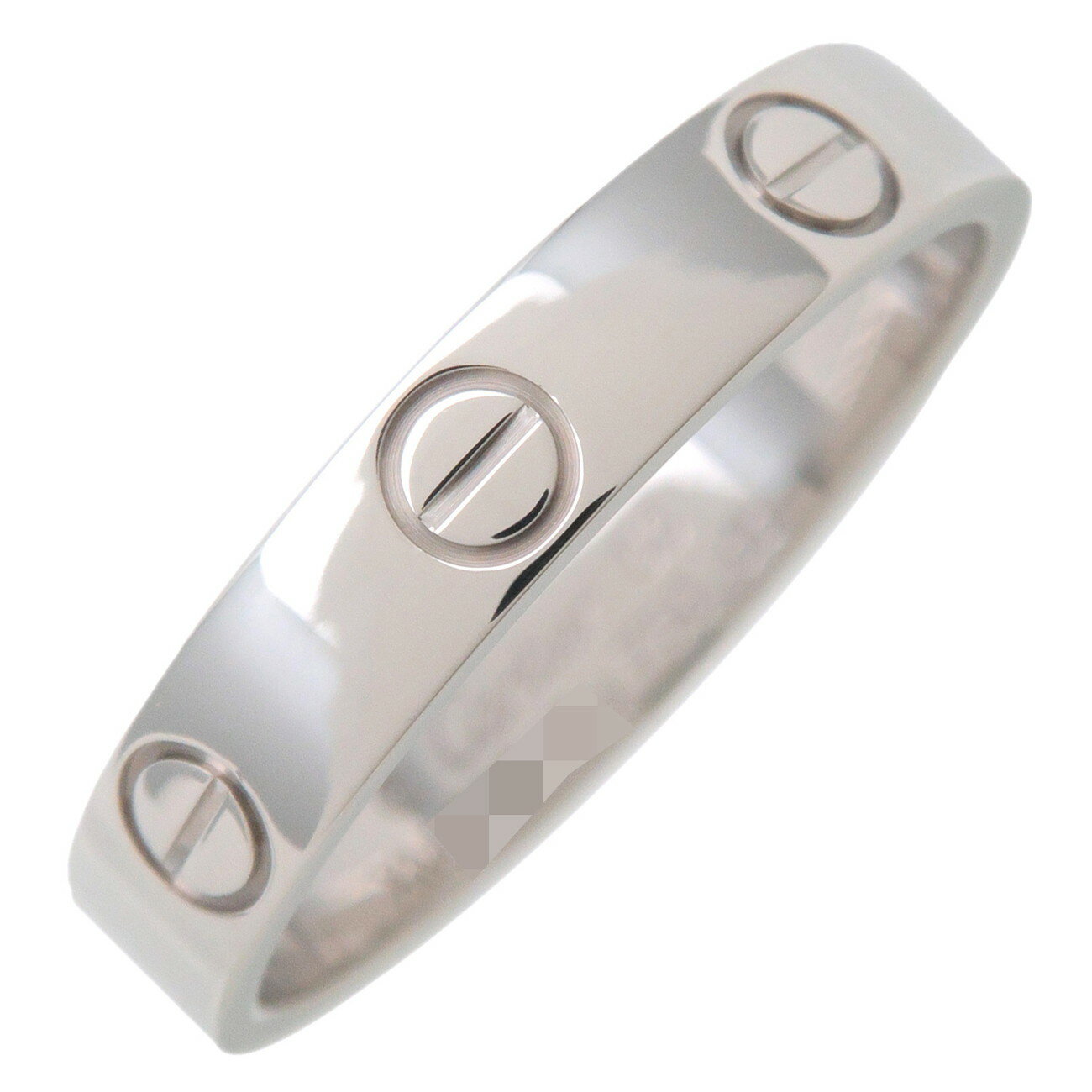 Cartier カルティエ ミニラブ リング #53(13号) K18WG 750WG ホワイトゴールド【正規ブランド証明書(日本 2024年)】【中古】【新品...