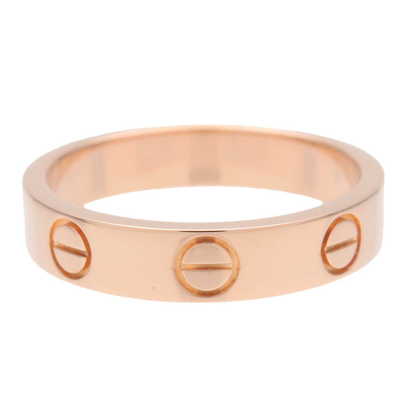 Cartier カルティエ ミニラブ リング #48(8号) 750PG ピンクゴールド 【正規ブランド証明書（日本2007年）】【中古】【新品仕上げ済み】【送料無料】【返品可】