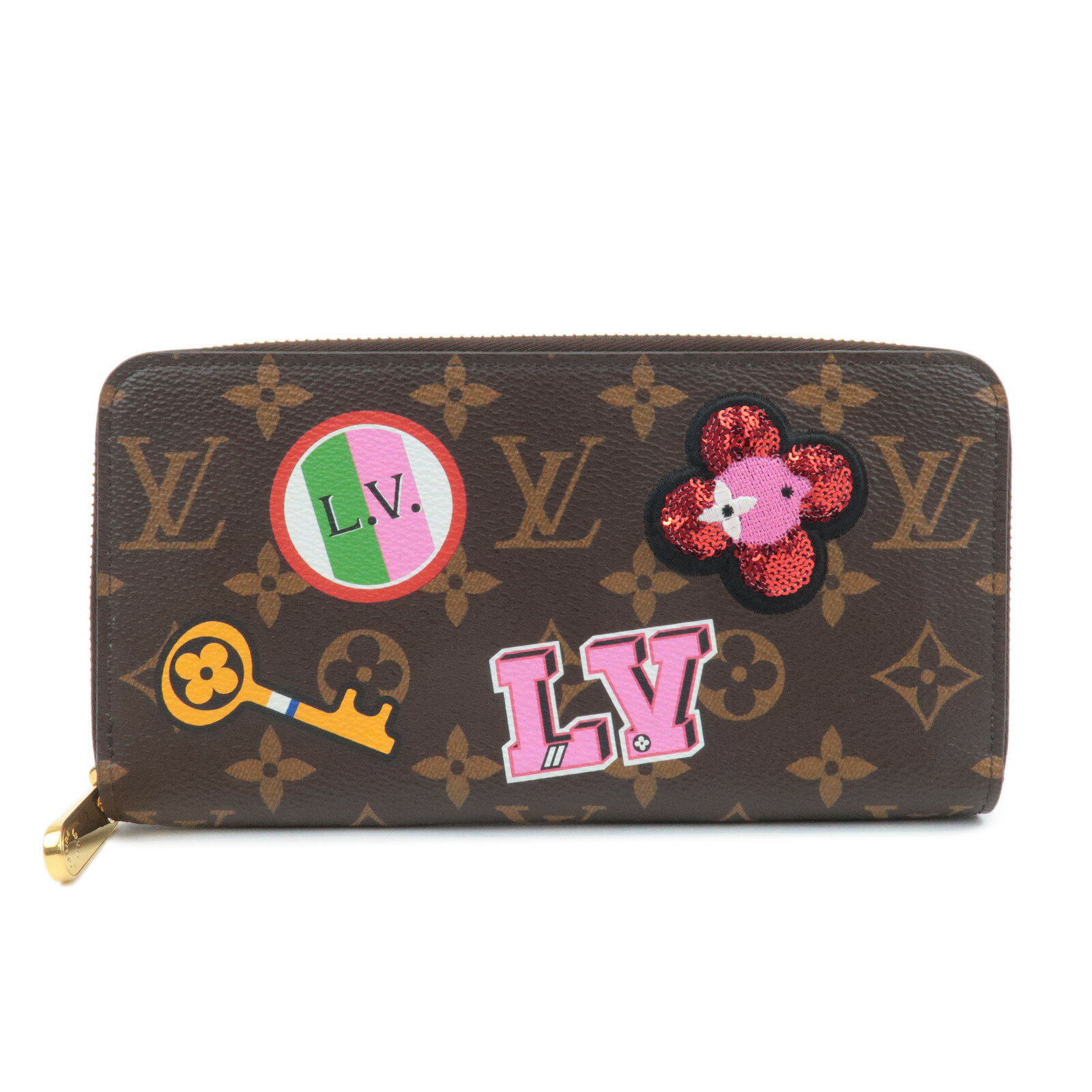 LOUIS VUITTON ルイヴィトン モノグラム パッチーズ ストリーズ ジッピーウォレット ヴィヴィエンヌ モノグラム マルチカラー M63392 ルイ・ヴィトン LV ブランド 財布【中古】【美品】【送料無料】【返品可】