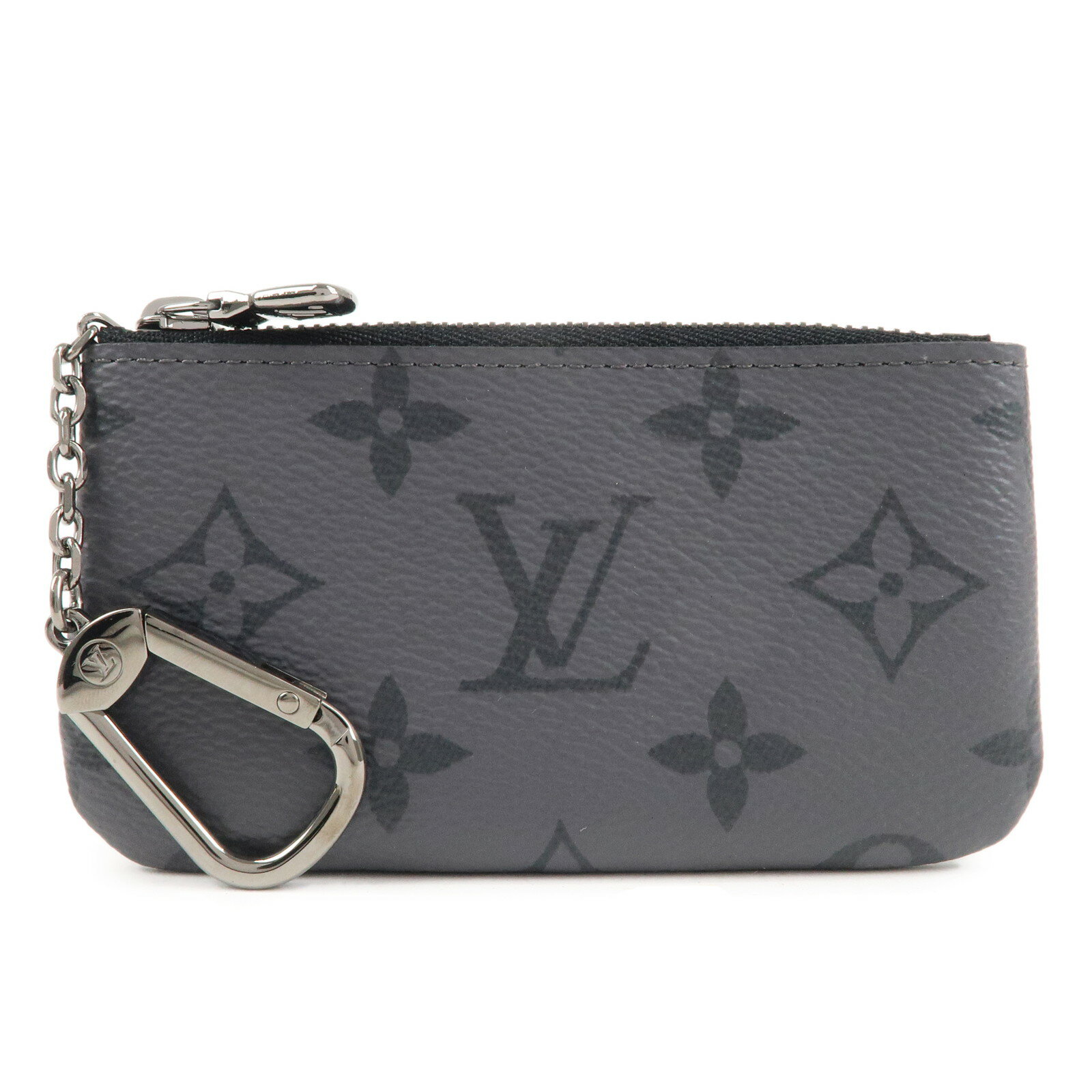 LOUIS VUITTON ルイヴィトン モノグラム エクリプス ポシェットクレ 小銭入れ コインケース キーケース ブラック×グレー M80905 ルイ・ヴィトン LV ブランド 財布【中古】【未使用品】【送料無料】【返品可】