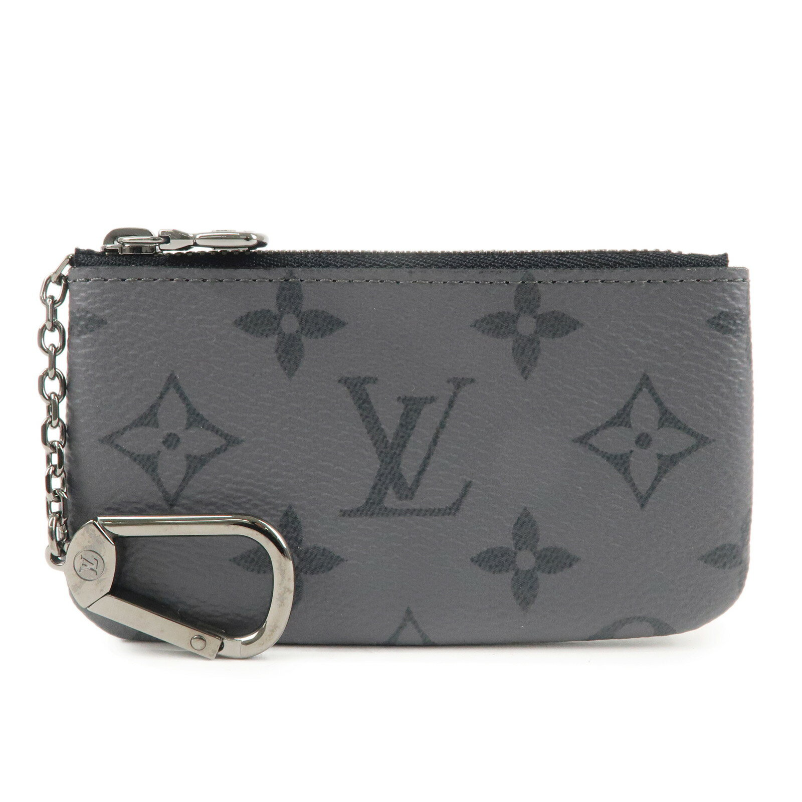 LOUIS VUITTON ルイヴィトン モノグラム エクリプス ポシェットクレ 小銭入れ コインケース キーケース ブラック×グレー M80905 ルイ・ヴィトン LV ブランド 財布【中古】【未使用品】【送料無料】【返品可】