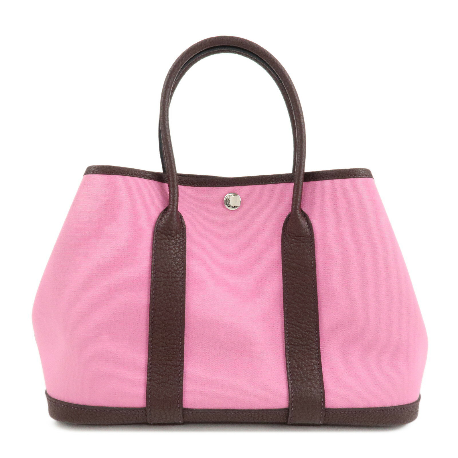 HERMES エルメス トワルオフィシエ ネゴンダ ガーデンパーティTPM Z刻印(2021年頃) ピンク ルージュセリエ ブランド バッグ 鞄【中古】【美品】【送料無料】【返品可】