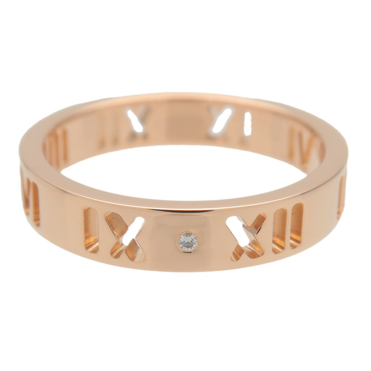 Tiffany&Co. ティファニー ピアスドアトラス 4Pダイヤ リング 8.5号 K18PG 750PG ピンクゴールド ブランド ジュエリー アクセサリー 指輪【中古】【新品仕上げ済み】【送料無料】【返品可】