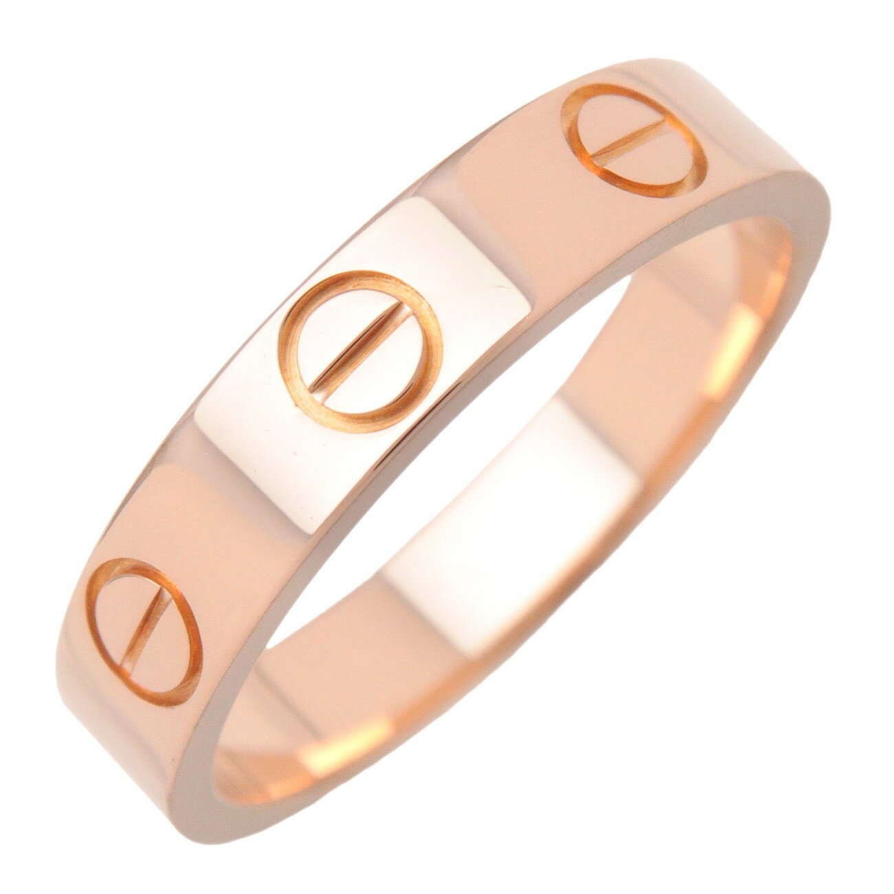 Cartier カルティエ ミニラブ リング #48(8号) 750PG ピンクゴールド 【正規ブランド証明書（日本2007年）】【中古】【新品仕上げ済み】【送料無料】【返品可】