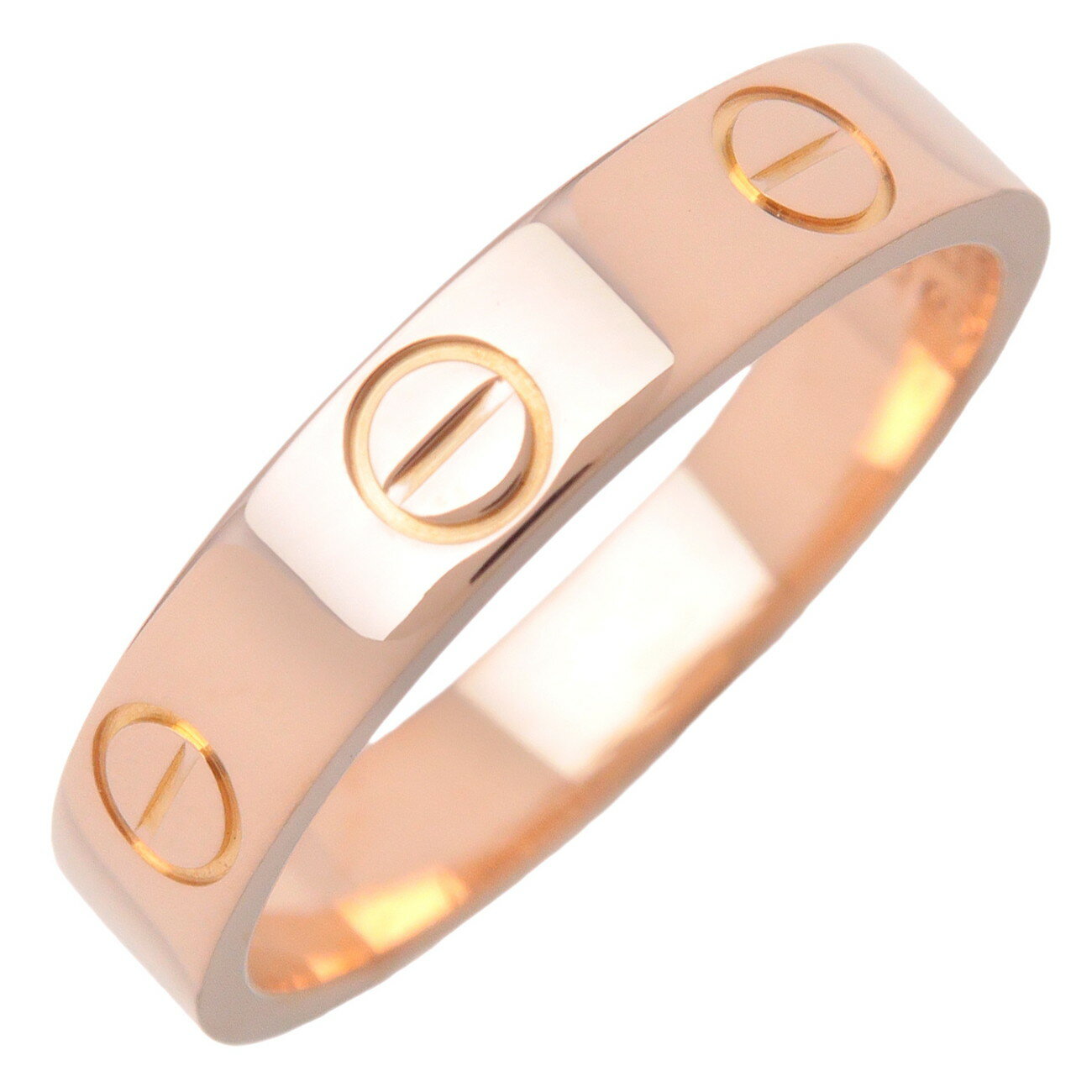 Cartier カルティエ ミニラブ リング #50(10号) 750PG ピンクゴールド 【正規ブランド証明書(日本 2005年)】【中古】【新品仕上げ済み】【送料無料】【返品可】