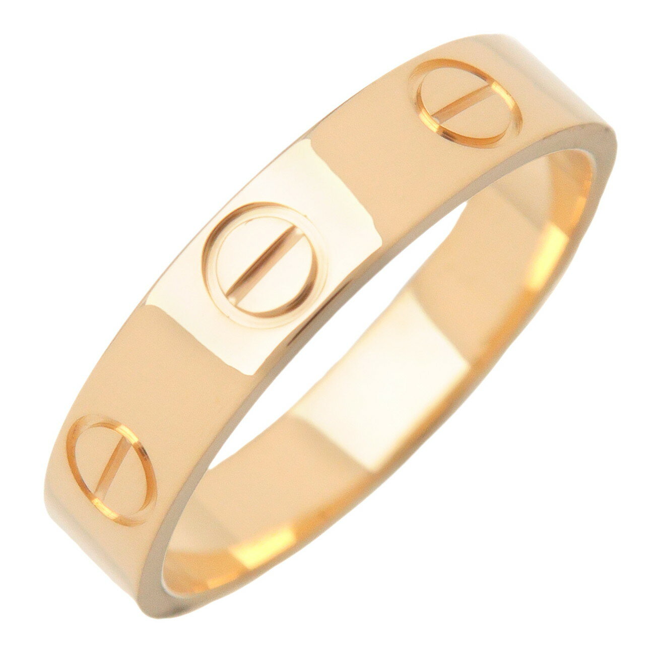 Cartier カルティエ ミニラブ リング #47(7号) 750YG イエローゴールド 【正規ブランド証明書2025年】【中古】【新品仕上げ済み】【送料無料】【返品可】