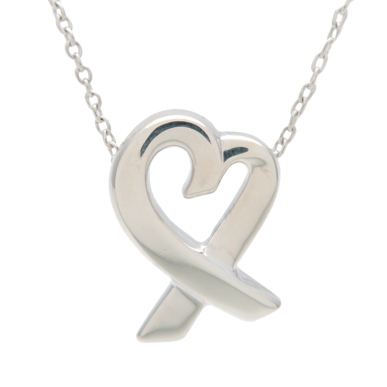 Tiffany&Co. ティファニー ラビングハート ネックレス スモール SV925 シルバー【中古】【新品仕上げ済み】【送料無料】【返品可】