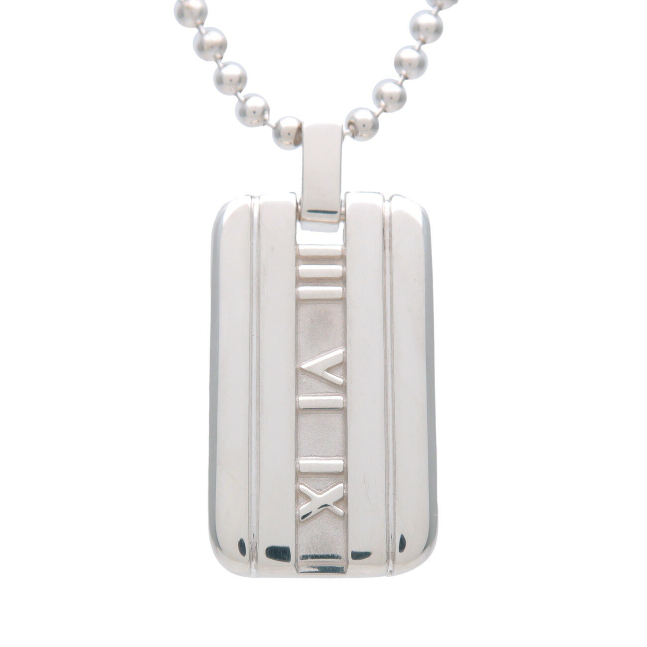 美品♪ティファニープレート ネックレス シルバー925 男女兼用