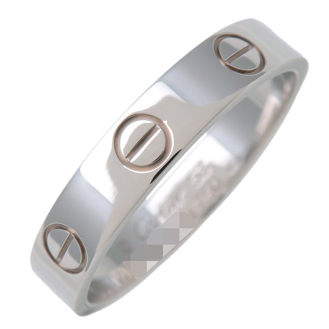 Cartier カルティエ ミニラブ リング 指輪 #53(12.5号) K18 750WG ホワイトゴールド【中古】【新品仕上げ済み】【送料無料】【返品可】