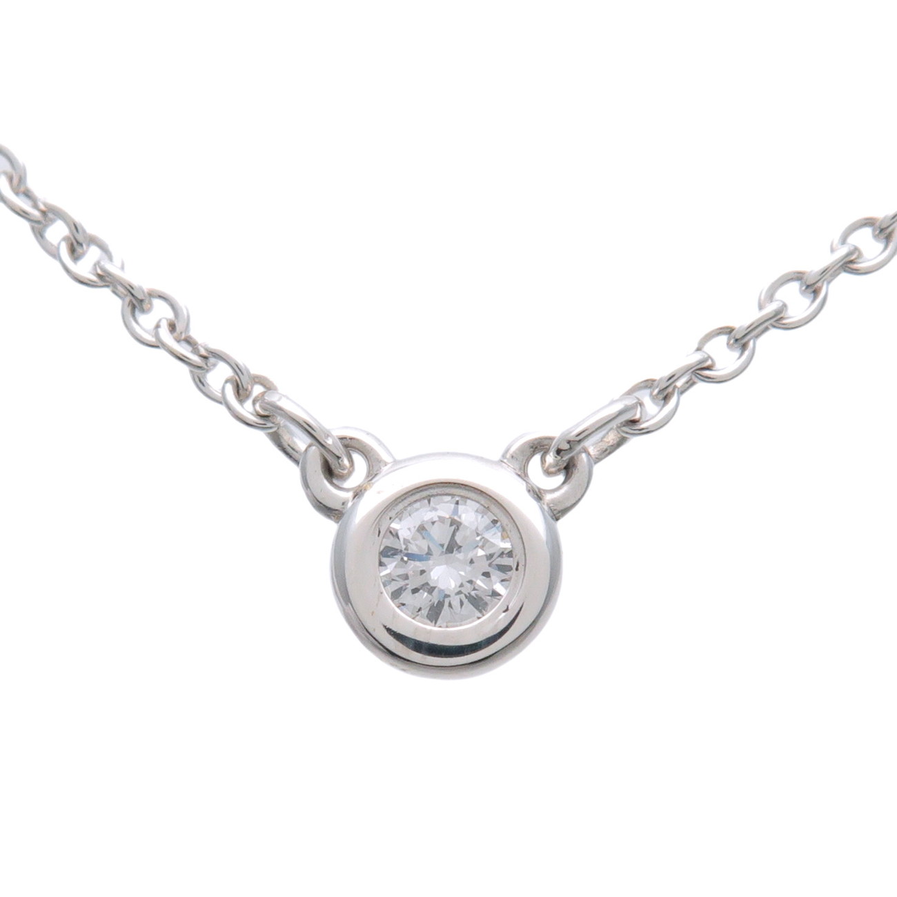 楽天市場】ティファニー バイザヤード ネックレス シルバーの通販