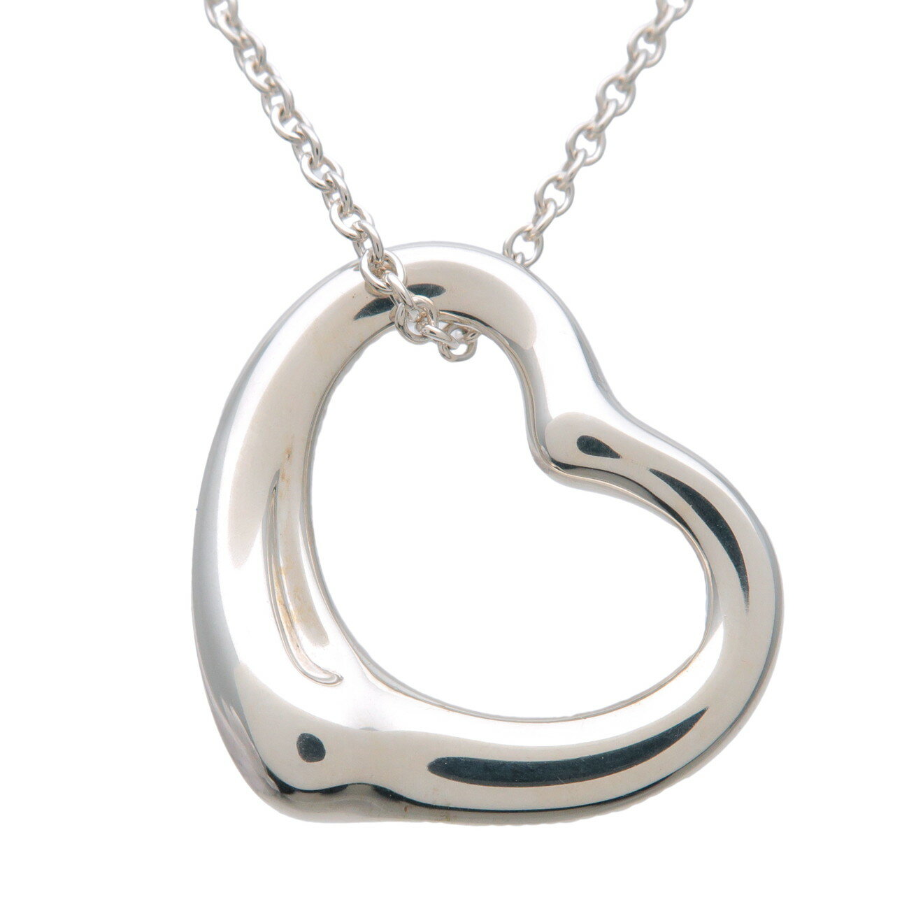 Tiffany&Co. ティファニー オープンハート ネックレス 22MM SV925 シルバー【中古】【新品仕上げ済み】【送料無料】【返品可】