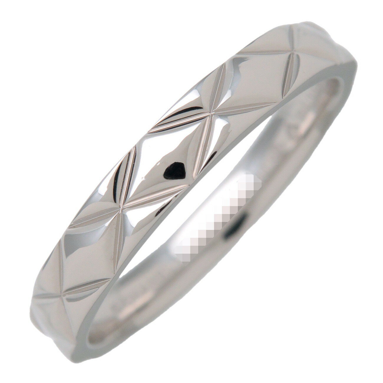 CHANELシャネル マトラッセ リング 指輪 #60 (19.5号) PT950 プラチナ J2820【中古】【新品仕上げ済み】【送料無料】【返品可】