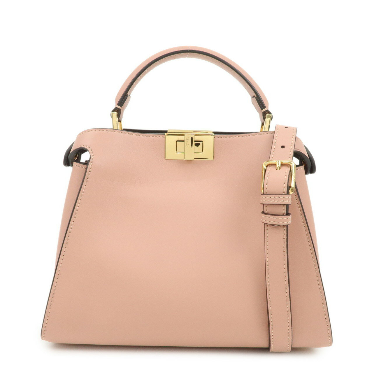 Rakuten - FENDI フェンディ ピーカブー アイコンエッセンシャリー レザー 2WAYバッグ ピンク 8BN302【中古】【超美品】【送料無料】【返品可】