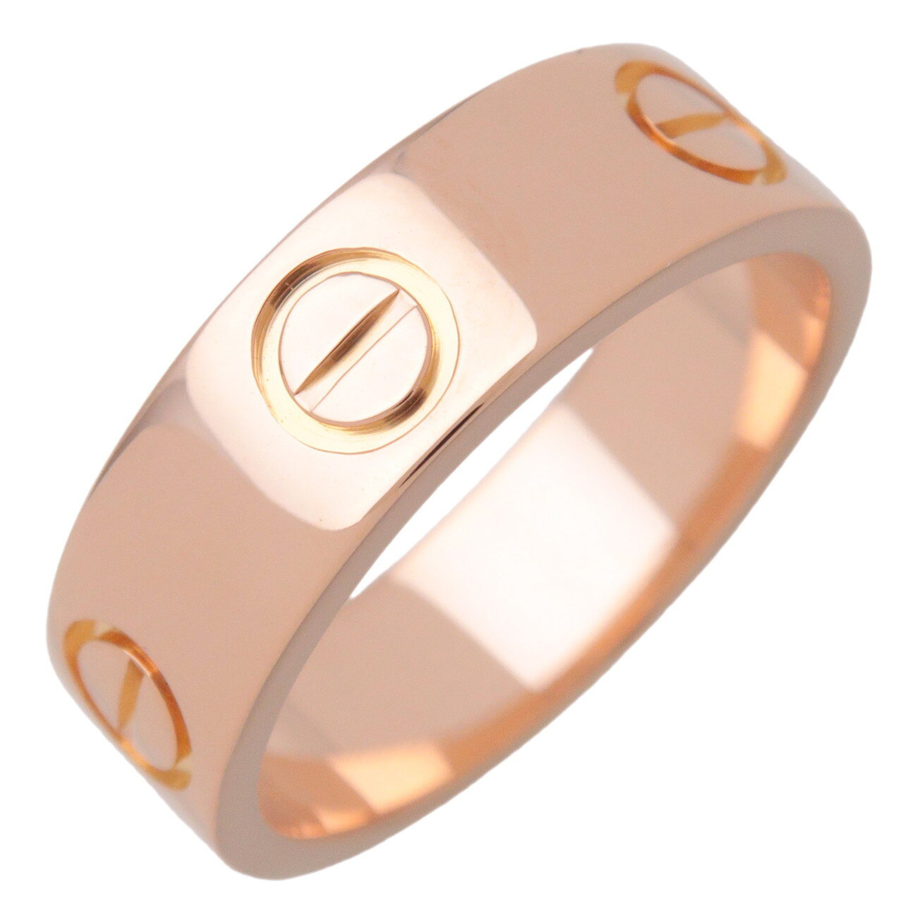 Cartier カルティエ ラブ リング 指輪 #50(9.5号) K18 750PG ピンクゴールド【中古】【新品仕上げ済み】【送料無料】【返品可】(4.0)
